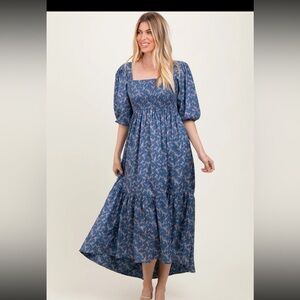 Pink Blush Maternity Hi- Low Dress